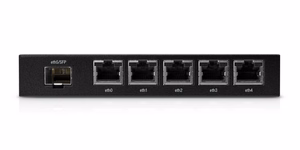 Ubiquiti EdgeRouter X SFP vadu maršrutētājs Gigabit Ethernet melns