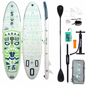 FunWater SUP dēlis SUPFW05D Tiki 3,2m (zaļš)