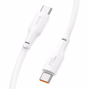 USB kabelis Hoco X93 60W USB-C uz USB-C 2.0m, balts