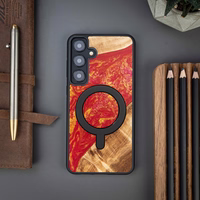 Bewood Unique maciņš for Samsung Galaxy S24 Plus Neons Paris with MagSafe