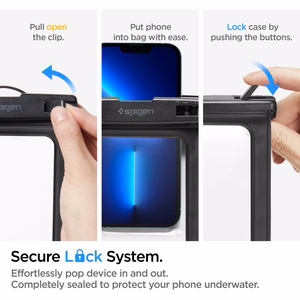 Spigen Aqua Shield A601 ūdensizturīgs apvalks IPX8 – melns, 2 gab.