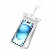 USAMS Ūdensizturīgs dubults maciņš 6.7" IP68 balts FSD1402 (YD014)