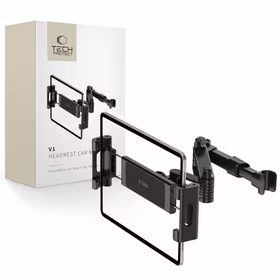 Tech-Protect V1 teleskopiskais automašīnas tālruņa turētājs - melns