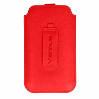 Vennus Deko viedtālruņa apvalks Iphone 15/15 Pro/16/16 Pro/Samsung S24/S25 sarkans