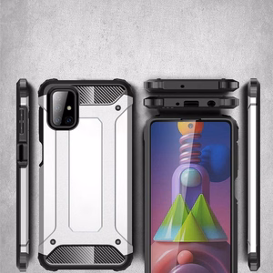 Hybrid Armor Case izturīgs aizsargapvalks Samsung Galaxy M51 zils