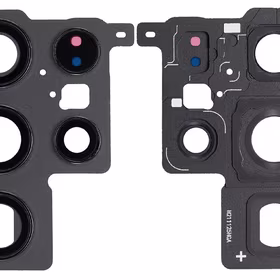 Samsung S908 S22 Ultra lens for camera with frame Black original (used Grade A)