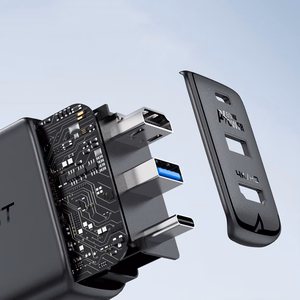 Acefast 2in1 lādētājs GaN 65W USB Type C / USB, HDMI adapteris 4K @ 60Hz (komplekts ar kabeli) balts (A17 balts)