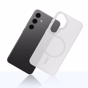 3mk Smoke MagCase priekš Samsung Galaxy S25 balts-caurspīdīgs