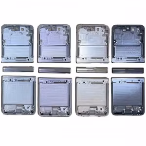 Vidējais rāmis priekš Samsung F721 Z Flip4 (Pink Gold)