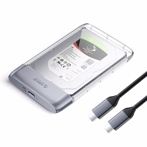 Orico TX25C3 2,5" HDD/SSD USB-C 5Gb/s diskdzinis - caurspīdīgs