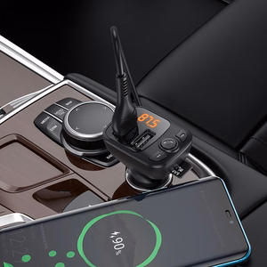 Borofone BC41 Bluaetooth MP3 player / FM modulator (hands free, microSD, QC3.0 USB-A, USB-A 5V/1A)