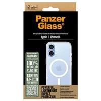 PanzerGlass HardCase viedtālruņa apvalks iPhone 16 6.1" balts MagSafe 1291