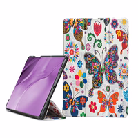 Korpuss Reach Smart Leather Samsung X110/X115 Tab A9 8.7/X130/X135 Tab A11 8.7 butterfly