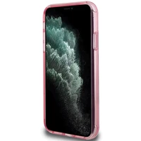 Karl Lagerfeld Magnētiskais viedtālruņa apvalks ar gredzena statīvu Karl&Choupette MagSafe iPhone 11 / Xr - rozā