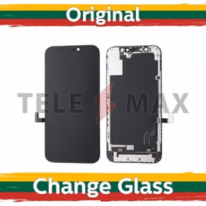 LCD Displejs Saderīgs ar iPhone 14 Plus Melns (Renewed: Telemax)