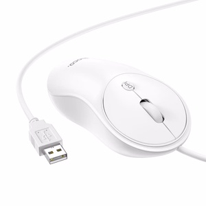 Vadu pele Hoco USB A 1600 dpi GM13 balta