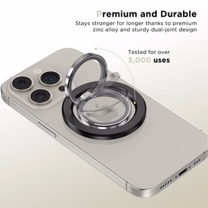 Tech-Protect MMR300 magnētiskais turētājs / gredzens ar MagSafe - melns