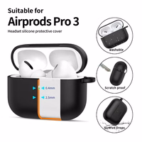 Tech-Protect silikona Hook maciņš AirPods Pro 3 melns