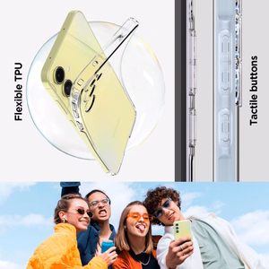 Spigen Liquid Crystal viedtālruņa apvalks Samsung Galaxy A55 5G - caurspīdīgs