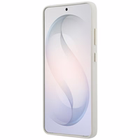 Guess maciņš Rhinestone Round Logo MagSafe priekš Samsung Galaxy S26 Ultra smilškrāsas