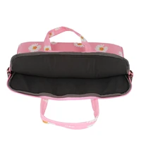 Wonder portatīvā datora soma 15–16 collas rozā ar margrietiņām