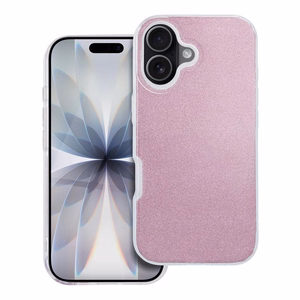 Spīdīgs viedtālruņa apvalks IPHONE 17 rozains