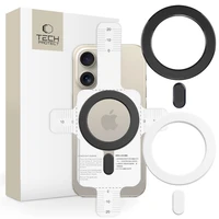 Gredzens Tech-Protect MMP-100 ar MagSafe (2 gab.) - balta - melna