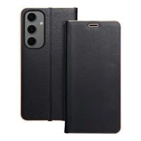 LUNA Book Gold viedtālruņa apvalks SAMSUNG S24 FE melns