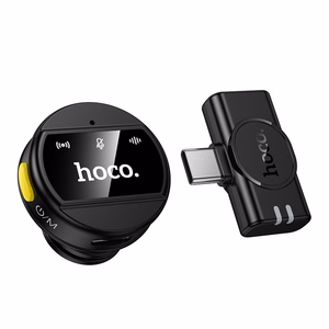 Микрофон беспроводной USB C Hoco L21 черный