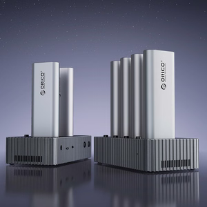 Orico IT48N-C 4 disku dokstacija ar M.2 NVME klonēšanas funkciju - pelēka krāsā