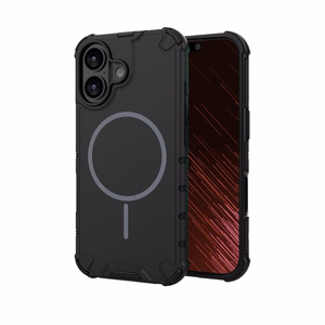 Defender 2in1 Mag maciņš for iPhone 16 6,1" melns