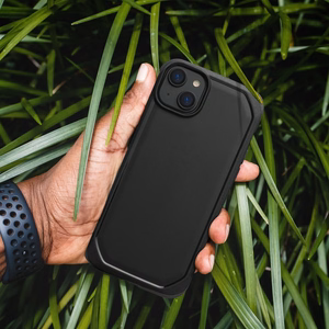 Raptic X-Doria Slim viedtālruņa apvalks iPhone 14 Plus aizmugures vāciņš melns