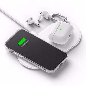 Ringke Fusion Design viedtālruņa apvalks ar TPU buferi iPhone 12 Pro Max rozā-zaļš (GNAP0028)