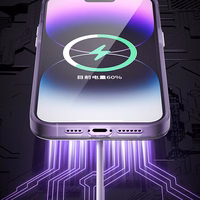 Kingxbar PQY Geek Series magnētiskais viedtālruņa apvalks iPhone 14 Pro Max MagSafe sudraba