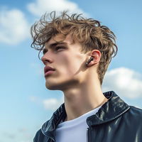 Borofone TWS Bluetooth austiņas BW88 Deep Rhyme melnas