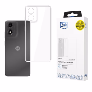 3mk Clear maciņš priekš Motorola Moto E14 / G04 / G04S, caurspīdīgs