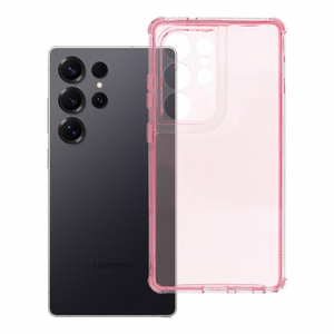 MATRIX CLEAR viedtālruņa apvalks SAMSUNG S25 Ultra pūderrozā