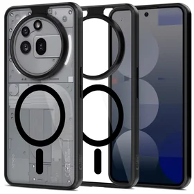 Tech-Protect MagMat MagSafe viedtālruņa apvalks Nothing Phone 3A Pro (m) - skaidrs melns (m)