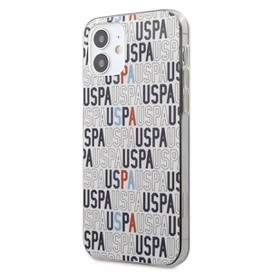 US Polo USHCP12SPCUSPA6 Logo Mania Collection vāciņš ierīcei iPhone 12 mini 5.4", balts