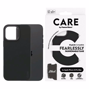 CARE by PanzerGlass Modes viedtālruņa apvalks iPhone 16 Pro Max 6.9" melns/melns Magnētiskais 1380
