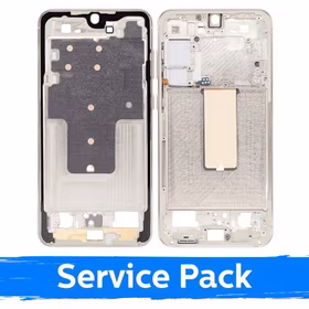 Vidējais rāmis saderīgs ar Samsung S916 S23 Plus / Cream / (Service Pack)