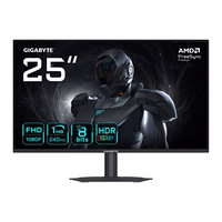 GIGABYTE G25F2A 25" FHD Gaming Monitor - 1920 x 1080, 240Hz, 1ms, 300 cd/m², Display HDR 10, HDMI 2.0, Displayport 1.4