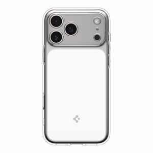 Spigen Ultra Hybrid "T" Magnētiskais viedtālruņa apvalks iPhone 17 Pro - Caurspīdīgs un balts