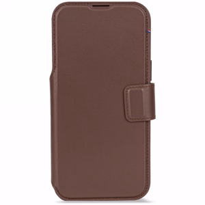 Decoded Leather Detachable Wallet Maciņš with MagSafe iPhone 17 Pro - Brown
