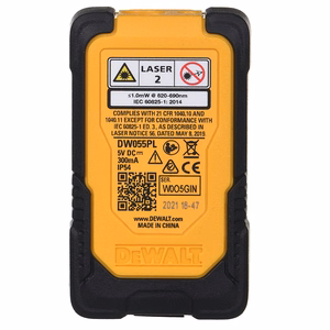 DeWalt DW055PL-XJ – lāzera attāluma mērītājs, 16 m