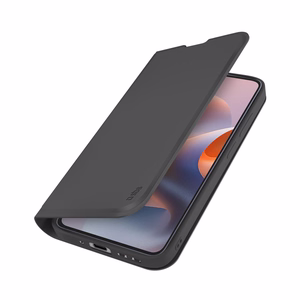SBS Wallet Smooth Case for Motorola Moto G86 with Flip Cover - Black