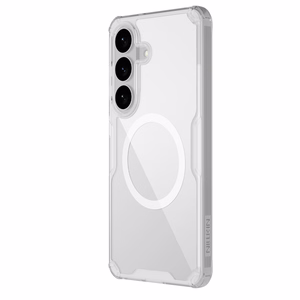 Nillkin Nature TPU Pro MagSafe saderīgs maciņš priekš Samsung Galaxy S26 balts