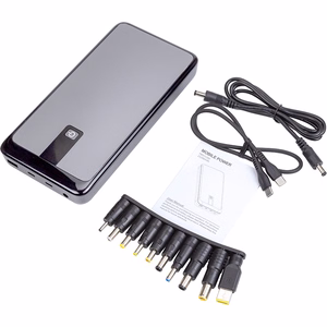 Power Bank 25200mAh, PD60W, QC3.0, 2x USB-C, USB-A, 10 connectors