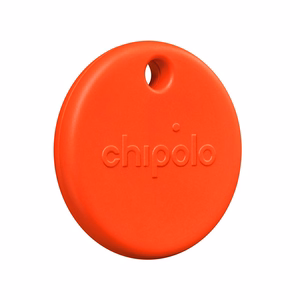 Chipolo POP Bluetooth priekšmetu meklētājs ar nomaināmu bateriju iOS un Android ierīcēm, sarkans