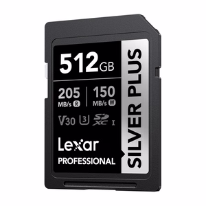Lexar Professional SILVER PLUS SDXC 512 GB atmiņas karte